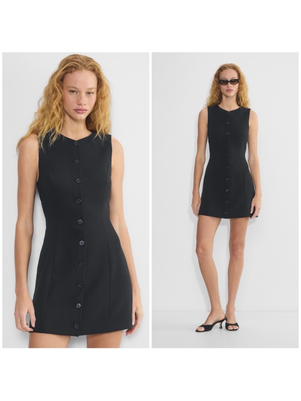 Aritizia Wilfred Regal Dress Crepette in Black Size 4